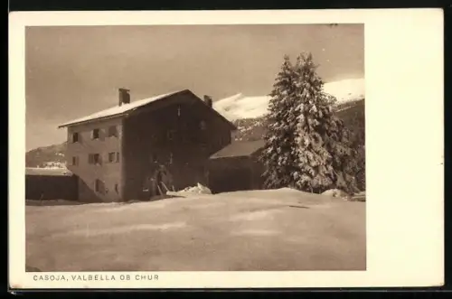 AK Chur, Casoja Valbella, Ortspartie im Winter