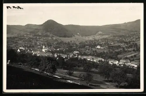 AK Wittnau /Aarg., Teilansicht mit Kirche