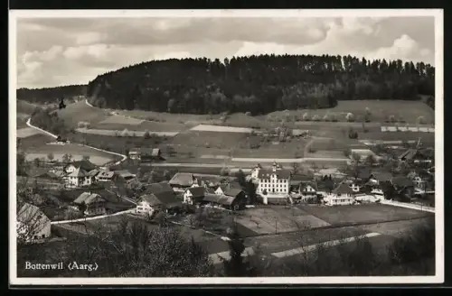 AK Bottenwil /Aarg., Teilansicht mit Rathaus