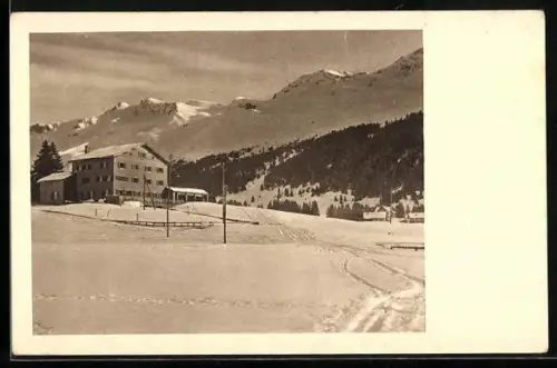 AK Chur, Casoja Valbella, Ortspartie im Schnee