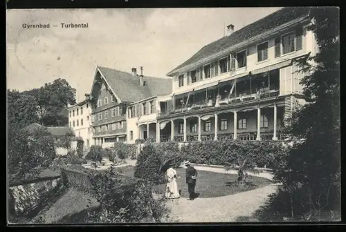 AK Turbenthal, Gyrenbad mit Garten