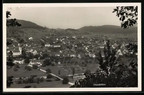 AK Glattfelden, Teilansicht mit Kirche