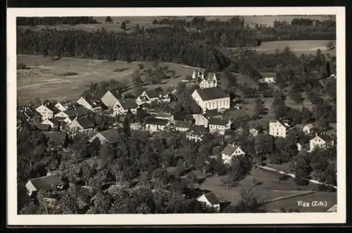 AK Egg /Zch., Teilansicht mit Kirche