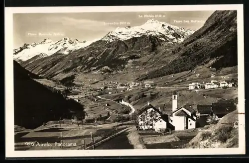 AK Airolo, Panoramaansicht