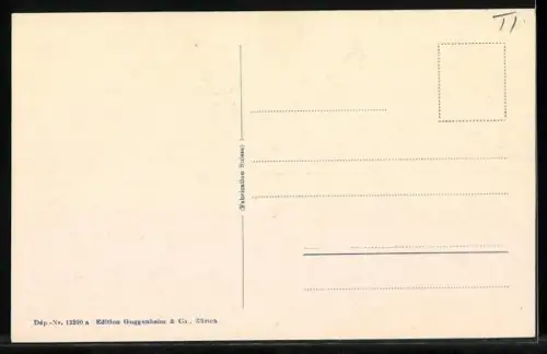 AK Ascona /Lago Maggiore, Strassenpartie mit Bergpanorama