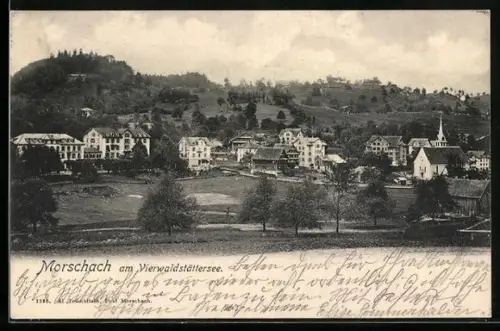 AK Morschach am Vierwaldstättersee, Totalansicht