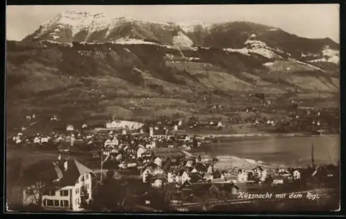 AK Küssnacht, Ortsansicht mit dem Rigi