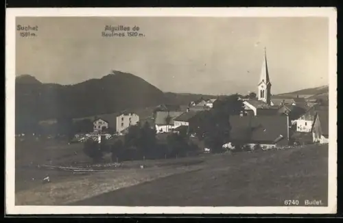 AK Bullet, Vue générale avec Suchet et Aiguilles de Baulmes
