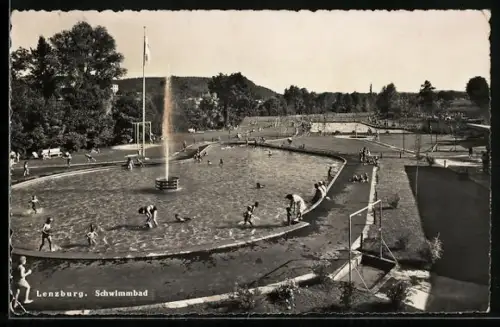 AK Lenzburg, Schwimmbad mit Besuchern