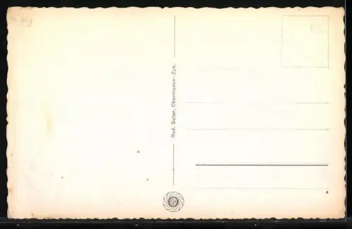 AK Lenzburg, Ortspartie aus der Vogelschau