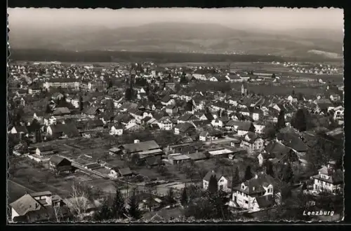AK Lenzburg, Totalansicht mit Panorama