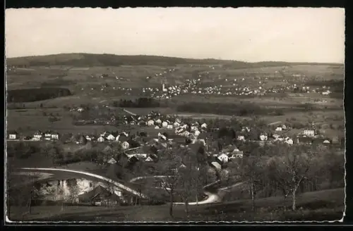 AK Boniswil /Aargau, Totalansicht mit Panorama