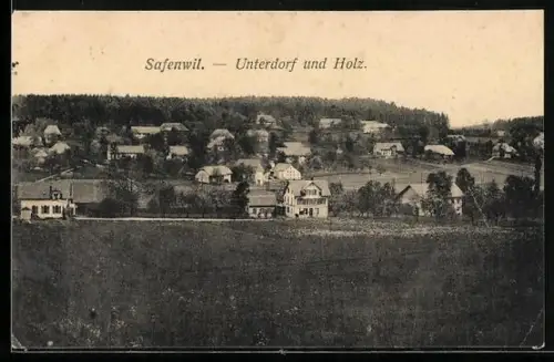 AK Safenwil, Unterdorf und Holz