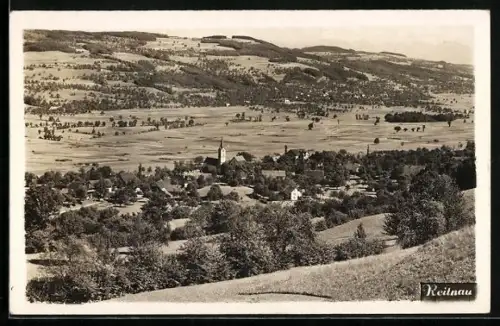 AK Reitnau, Ortsansicht mit Kirchturm