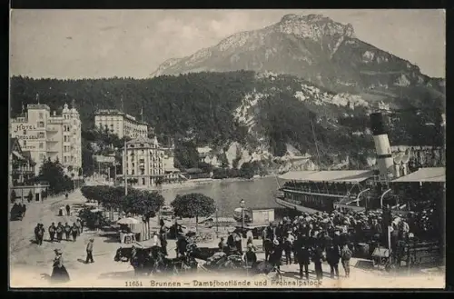 AK Brunnen, Dampfbootlände und Frohnalpstock