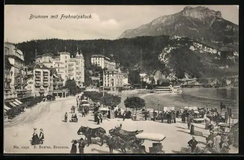AK Brunnen, Seepartie mit Frohnalpstock