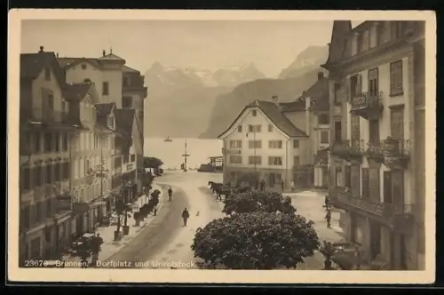 AK Brunnen, Dorfplatz und Urirotstock