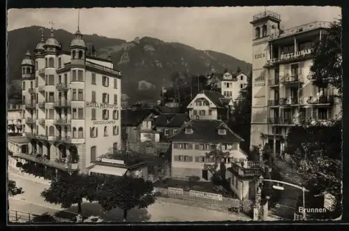 AK Brunnen, Hotel Metropol und Hotel und Restaurant Eden