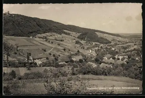 AK Thalheim, Teilansicht mit Ruine Schenkenberg