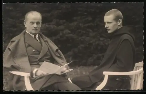 AK Fürst Albert von Thurn & Taxis im Garten