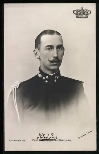 AK Portrait des Prinzen Christophorus von Griechenland