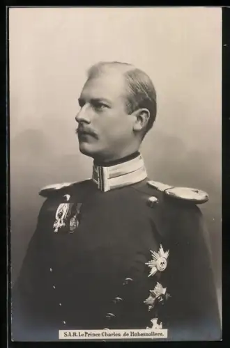 AK Prinz Charles von Hohenzollern in Uniform