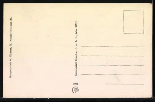 AK Wiener Zeitungsleser im Kriege, Die Sodawasserverkäuferin