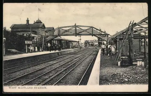 AK Maitland /NSW, West Maitland Station, Bahnhof