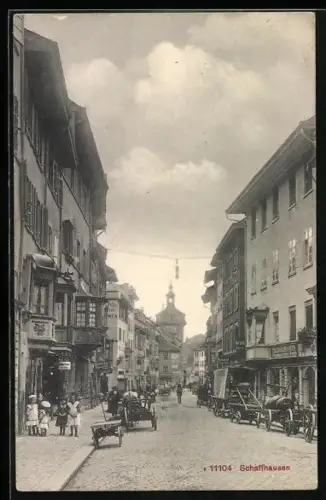 AK Schaffhausen, Restaurant mit Strassenpartie
