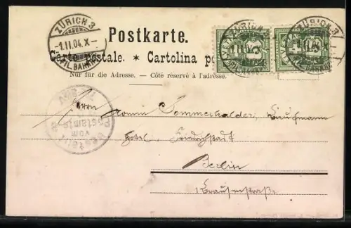 AK Rudolfstetten, Blick zur Kirche