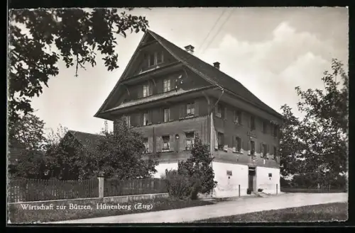 AK Hünenberg, Gasthaus zur Bützen, Inh. Jos. Schmid