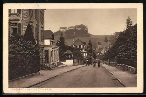 AK Lenzburg, Blick in die Bahnhofstrasse