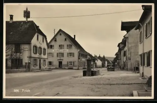 AK Frick, Gasthof zum Adler und Telefon- u. Telegraphenhaus
