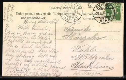 AK Brienz /BE, Restaurant Steinbock mit Garten und Gästen