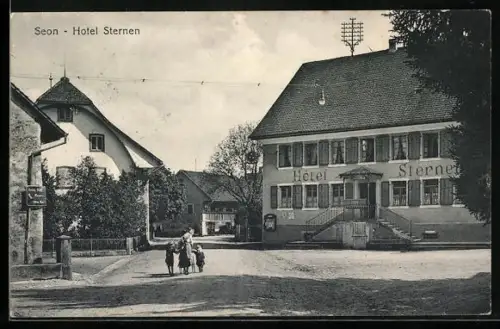 AK Seon, Hotel Sternen mit Kindern
