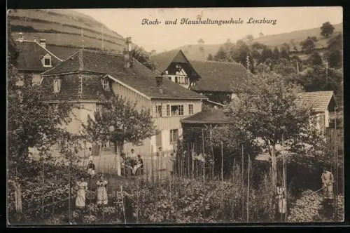 AK Lenzburg, Koch- und Haushaltungsschule mit Garten