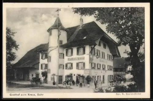 AK Suhr, Gasthof zum Kreuz, Bes. R. Basler-Hofer