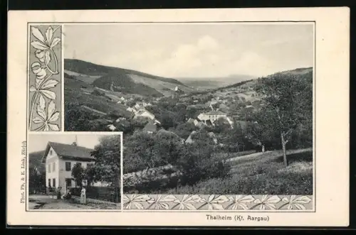AK Thalheim /Kt. Aargau, Ortsansicht aus der Vogelschau