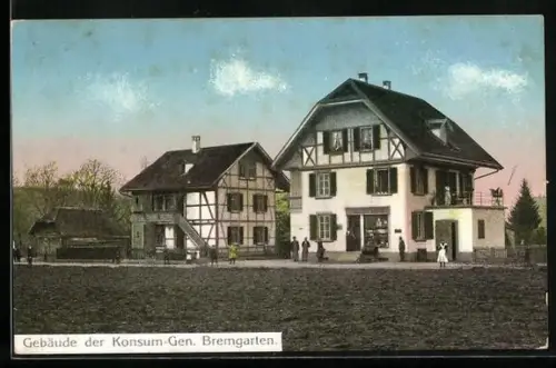 AK Bremgarten /BE, Gebäude der Konsum-Genossenschaft