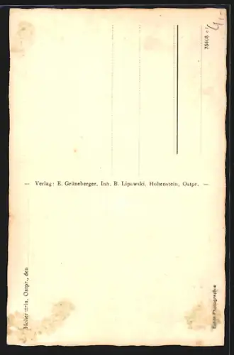 AK Tannenberg, Reichsehrenmal, Tor zum Feldherrnturm