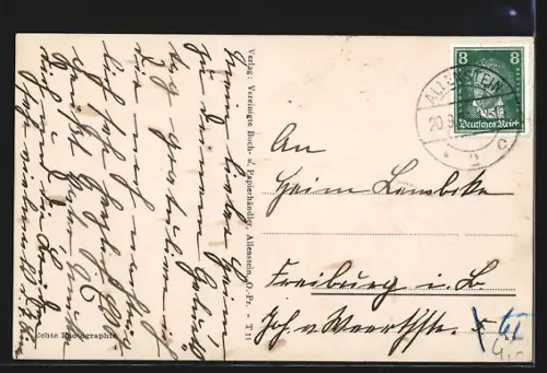 AK Tannenberg, Totalansicht des Denkmals