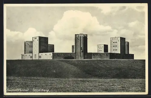 AK Hohenstein, Blick zum Reichsehrenmal Tannenberg