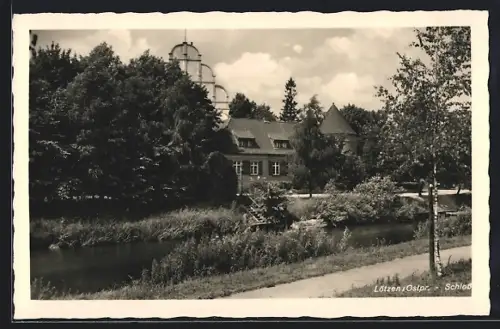 AK Lötzen, Schloss und Flussparie
