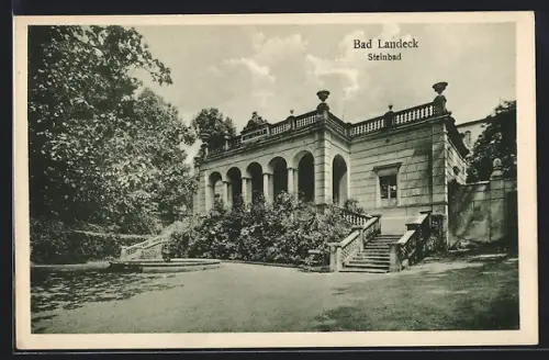 AK Bad Landeck, Das Steinbad