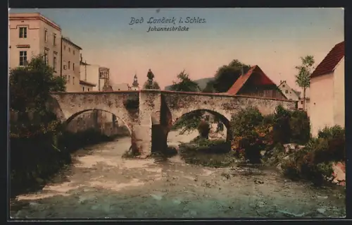 AK Bad Landeck, Johannesbrücke, Panorama