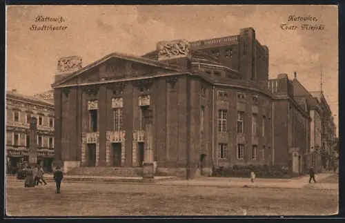 AK Kattowitz, Stadttheater