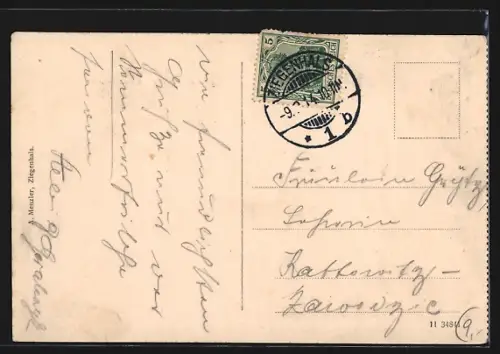 AK Bad Ziegenhals, Blick auf Paradies und Ferdinandsbad