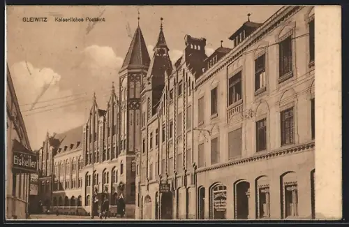AK Gleiwitz, Kaiserliches Postamt