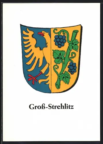 AK Gross-Strehlitz, Wappen der Stadt