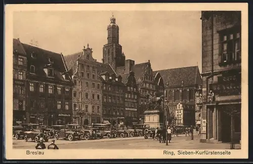 AK Breslau, Ring, Sieben-Kurfürstenseite